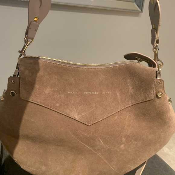 Jimmy Choo Artie Suede Hobo Bag light mocha - Picture 4 of 5